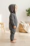 Baby Girl/Boy Jumpsuit with Rabbit Ears and Front Zipper - 4