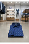 Men's Regular Long Sleeve Dotted Cotton Satin Shirt - 6