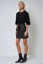 Premium Dress with Black Accessories and Leather Detailing 2915 R9-A-K3 - 4