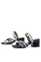 Judy Black Stone Girls' Heeled Slippers - 5
