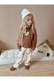 Kalp Printed Wide Leg Girls' Top and Bottom Set - 2
