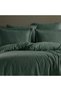 Checkered Satin 100% Cotton Oxford Pillowcase Set of 2 Green - 3