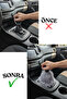Gray Long Fur Plush Car Gear Shift Boot Tassel |   Stylish Gear Shift Accessory Compatible with All Vehicles - 5