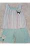 GREEN GIRL'S STRAP SLEEVE + SHORTS DOUBLE SET - 2