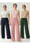 4-Piece Women's Lycra Comfortable Pants & Sweatpants, Casual Comfortable Home Wear Pajamas - 2