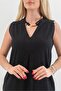 Rochie neagra din bumbac Lycra - 2