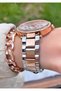 Brand Rose Silver Color Women's Wristwatch - Bracelet Gift - 2