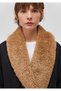 Anthracite Denim Jacket with Faux Fur Detail Loose Fit / Loose Relaxed Fit 1110538 -80106 - 6