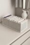 4-Drawer Accordion Organizer m |   Gray and White Striped Organizer Set |   Cabinet & Drawer Organizer - 2