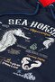Unisex Hooded Sweatshirt Sea Horse - 4