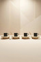 6-Piece Natural Bamboo Mini Ball-Shaped Pedestal Cup Holder, Breakfast Stand and Presentation Stand - 5