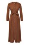 Esnel Belted Dress 1366 - Brown - 3