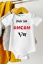 I Have No Panic Uncle Organic Printed Unisex Baby Bodysuit with Snap Fasteners