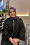Sparkly Zippered Sequin Fish Skirt Hijab - 3