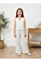 Girl's Exclusive Cut Lady Striped Suit Vest and Pants - 2