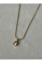 Stone Gold Frame Steel 316L Necklace - 2