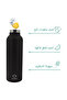 Stainless steel bottle, double-walled insulation, keeps drinks hot or cold, leak-proof with two lids. - 5