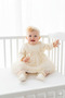 Baby Girl Mevlit Dress with Bandana and Lace