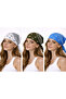 100% Cotton Classic Pattern Unisex 3-Piece Bandana Set Colorful Bandana Ethnic Patterned a Quality Bandana
