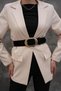 Suede/Antique Buckle Women's Belt. Jacket Belt Dress Belt, - 2