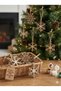 8-Piece Wooden Snowflake Christmas Tree Ornament - 4mm Raw Mdf Paintable Pine Tree Ornament - 6