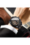 Iron Black Men's Wristwatch |   Black with Rose Gold Detail |   Stylish & Modern Design |   Gift - 4