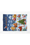 New Year's Themed Christmas Patterned Fleece Tv Blanket Blanket - 4