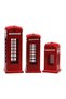 6cmx14.5cm Telephone Booth Piggy Bank Telephone Booth Figurine Statue Money Saving Box Sculpture for