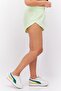 Women Relaxed Fit Brand Logo Training Shorts, Light Green - 2