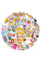 52Pcs 52Pcs Lankybox Graffiti Stickers Water Bottle Laptop Phone Bicycle Luggage Case Skateboard Chi - 3