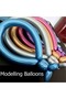 100PCS Mix Colour 50/100PCS Metallic Modeling Balloons for DIY Animal Shapes, Thickened Latex Magic - 6