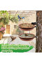 Fence Bird Feeders Tray - 2pcs Tree Mounted Wild Bird Bath for Outdoors Place Food Water, Install... - 4