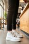 Men's High-Top Lace-Up Suede Sneakers Flat Sole Functional Durable Quality Stylish - 5