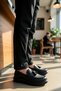 Men's Round Toe Laceless Tasseled Sneakers %100 Linen Functional Durable Stylish - 5