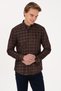 Men's Brown Long Sleeve Shirt 50313425-Vr029 - 3