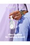 Portable Apple Watch Charger 1500mAh Magnetic Wireless Power Bank - White - 4