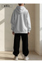 Unisex Gray Oversized Hoodie & Black Jogger Tracksuit Set - 2