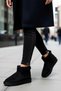 Women's Flat Heeled Round Toe Suede Boots %100 Suede Functional Durable Quality Aesthetic - 4
