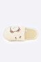 Ecru House Slippers with Teddy Bears on the Side - 2