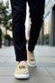 Men's Round Toe Laceless Tasseled Sneakers %100 Linen Functional Durable Stylish - 3
