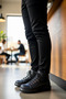 Men's High-Top Lace-Up Suede Sneakers Flat Sole Functional Durable Quality Stylish - 5