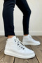 Men's High-Top Lace-Up Suede Sneakers Flat Sole Functional Durable Quality Stylish - 6