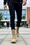 Men's Lace-Up Orthopedic Sole Casual Suede Boots Functional Durable Quality Comfortable Stylish - 4