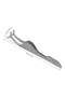 False Eyelashes Extension Remover Clip Tweezers Silver - 3