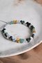 Certified Agate-Tourmaline-Fluorite-Tiger G.-Anyolite-Moonstone Cancer Zodiac Natural Stone Bracelet Odt183 - 2