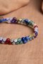 Certified Citrine-Aventurine-Achate-Quartz-Amethyst-Tiger G-Lapis Chakra Natural Stone Bracelet Odt185 - 4