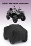 Black Yuki Smc Jumbo 1000 Atv Tarpaulin, 4 Season Protection, Waterproof Tarpaulin