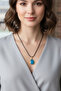 Good Quality Apatite Natural Stone Pendant 301-4