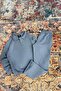 Men's Nardo Gray Oversized Roberto Reglan Sleeve Buttoned Sweat Baggy Tracksuit Bottom-Top Set - 5