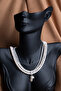 Certified Pearl Natural Stone Necklace Odt146 - 2